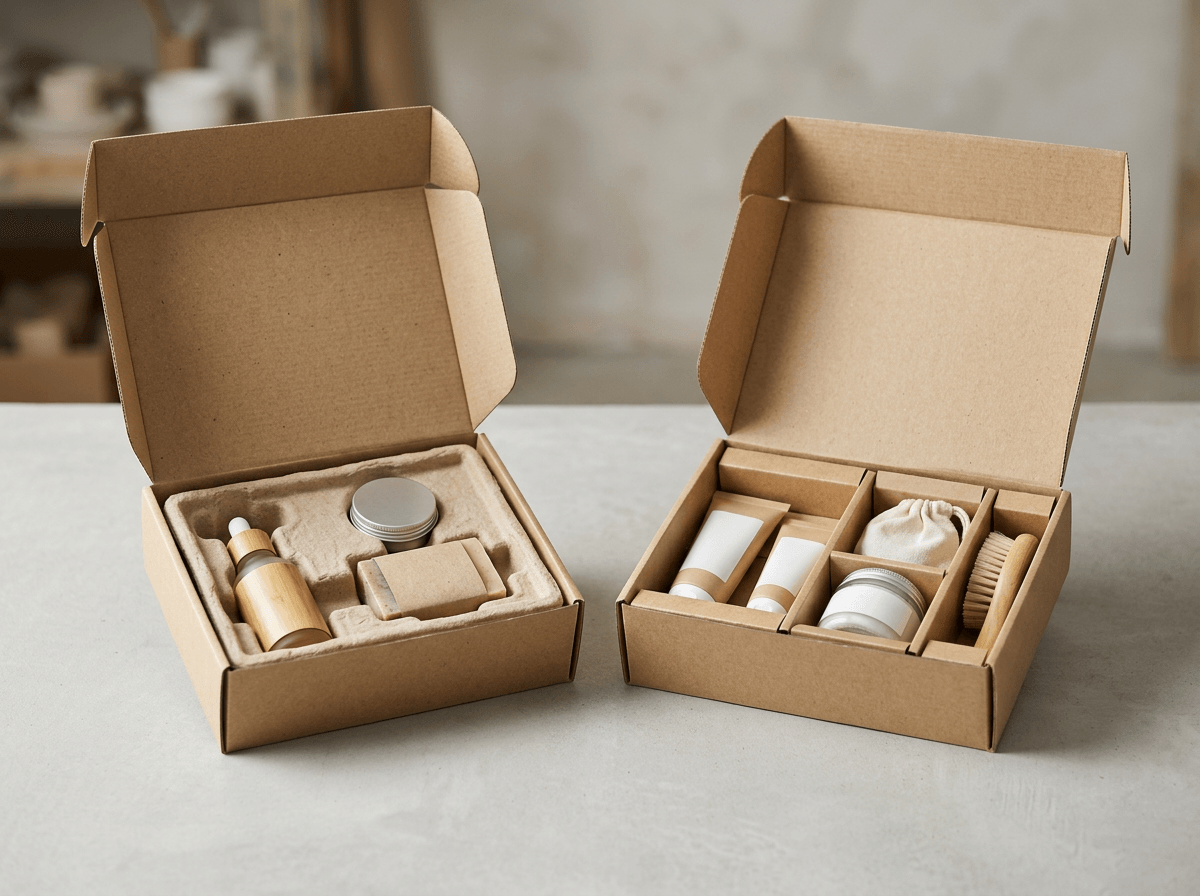 eco friendly molded pulp and paperboard packaging inserts