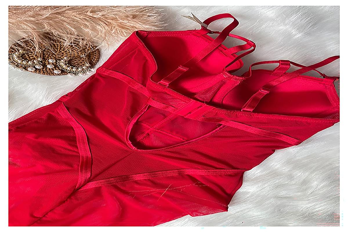 Lace Bodysuit Push-Up Bra & French-Style Slimming & Shaping Lingerie