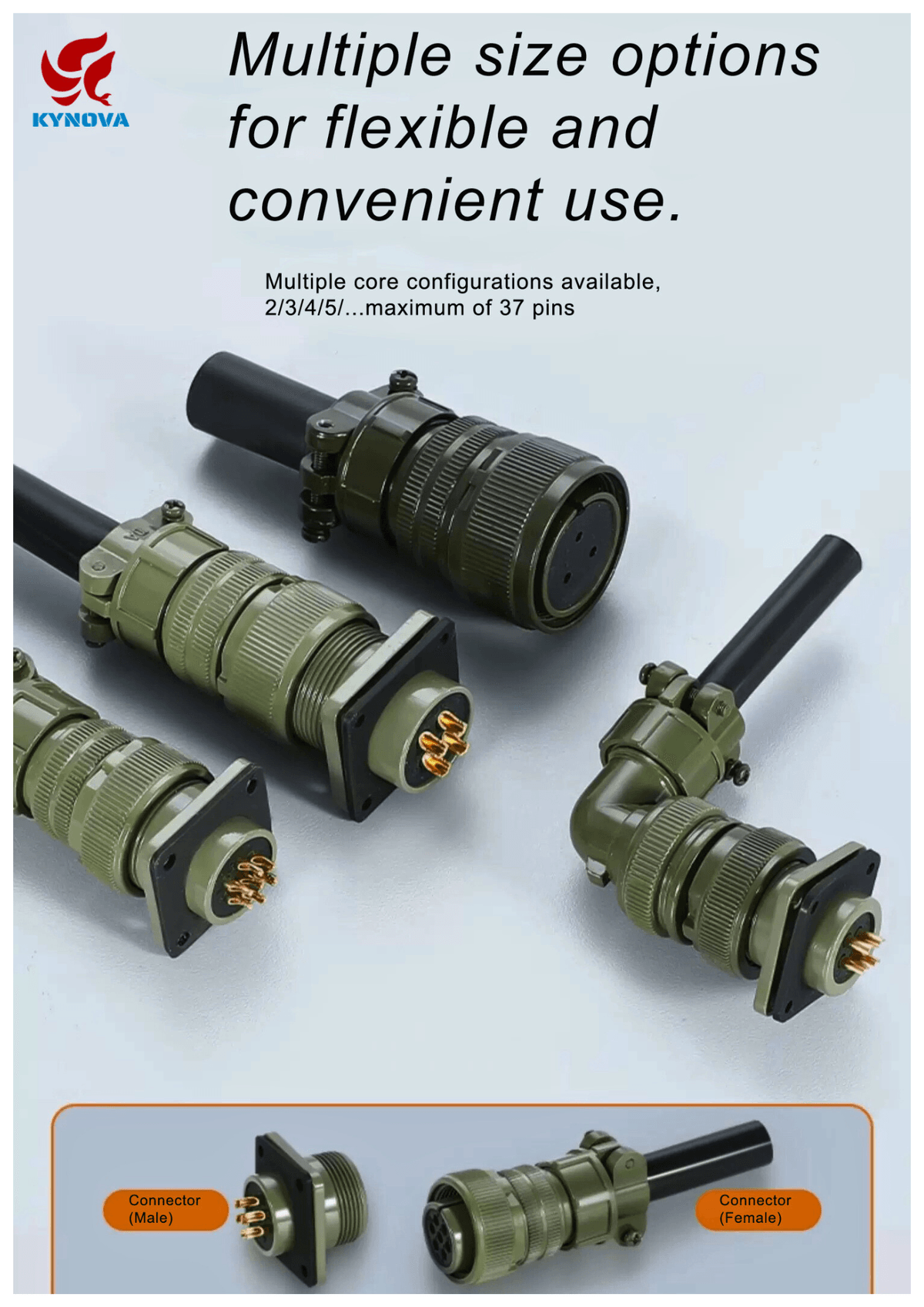 调速器配件 航空接头-3Pin 