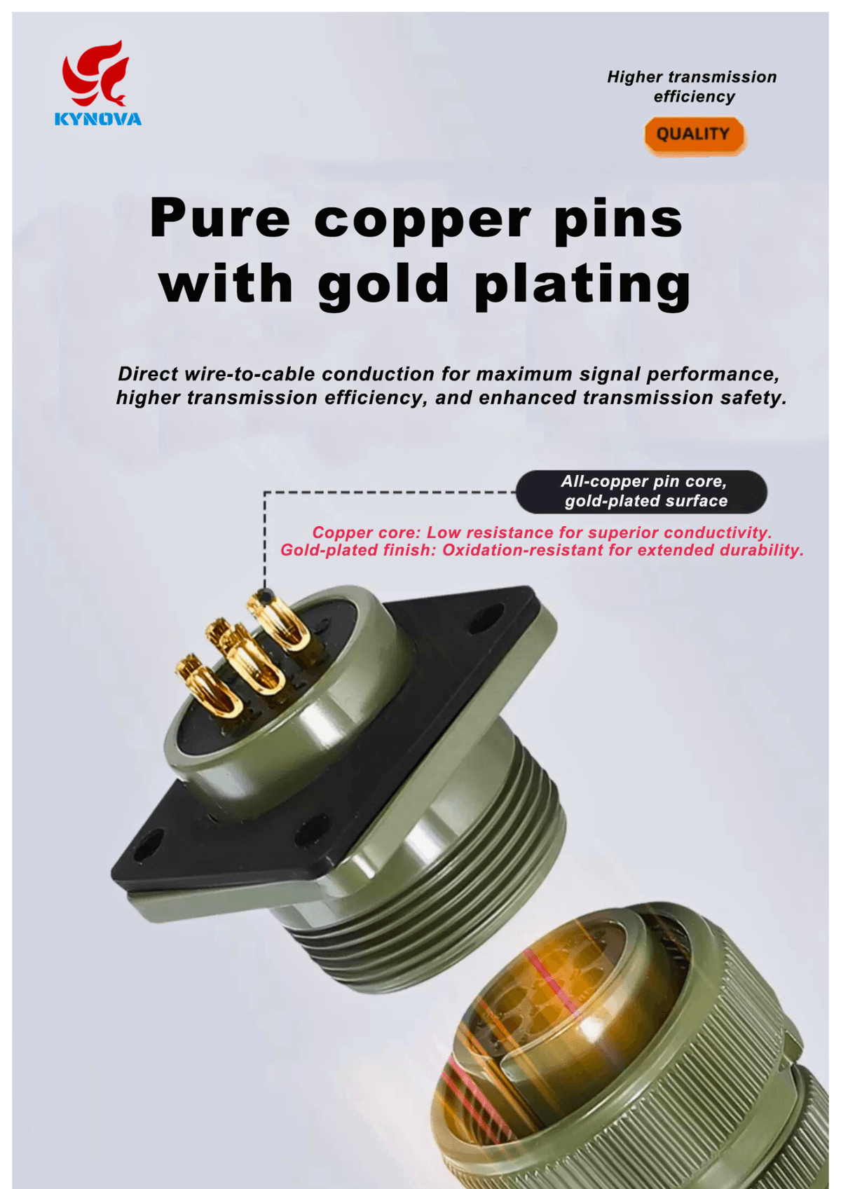 调速器配件 航空接头-5Pin