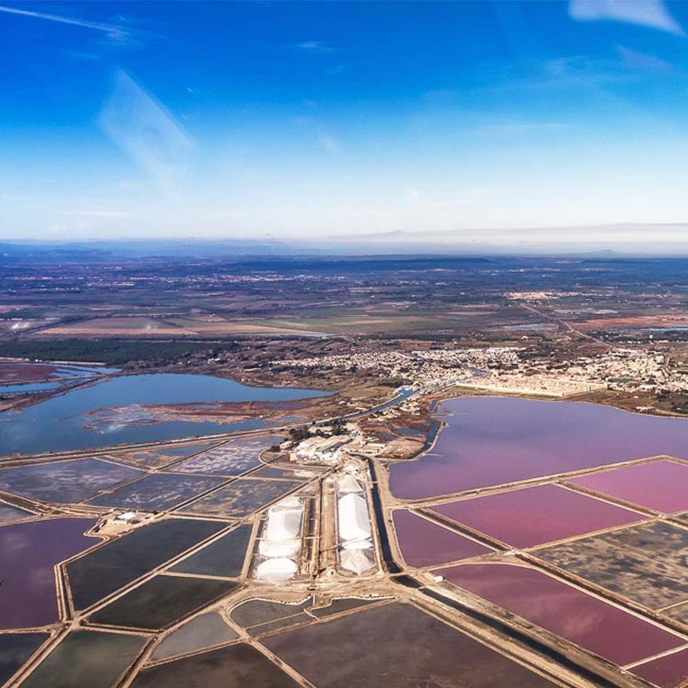 La Camargue vue du ciel avec l'aéroclub de Montpellier