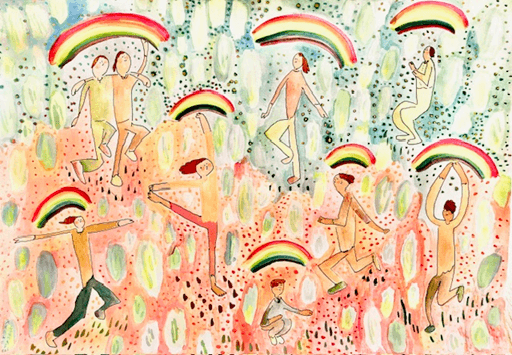 虹の下の私たち　Under the rainbow