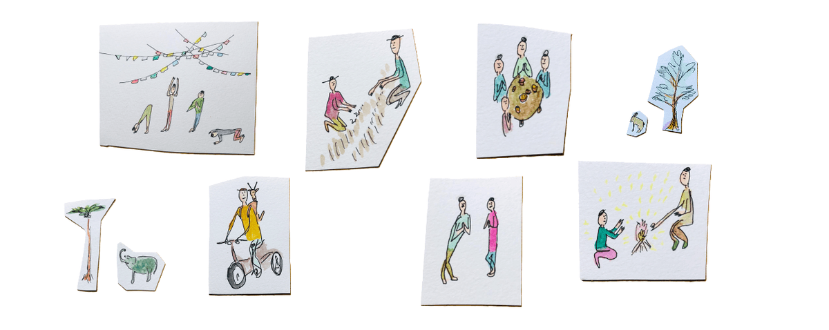 土のうえにて　かっかとすすのナマステ珍道中　2022