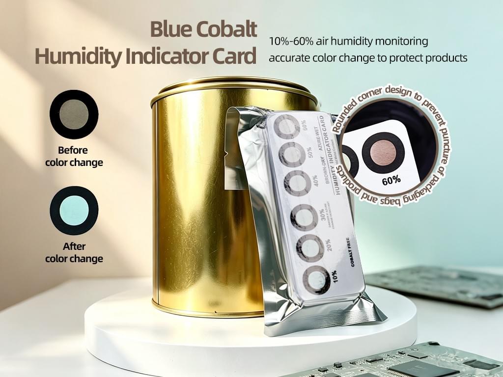 Brown Cobalt‑Free Humidity Indicator Card