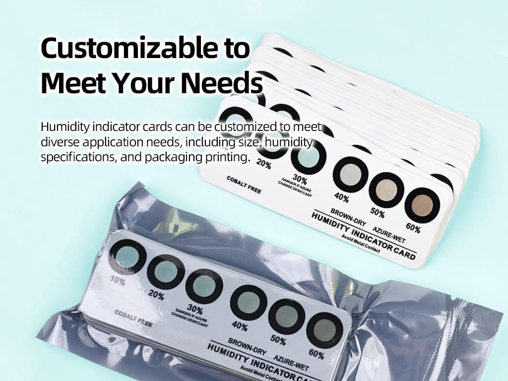 Brown Cobalt‑Free Humidity Indicator Card