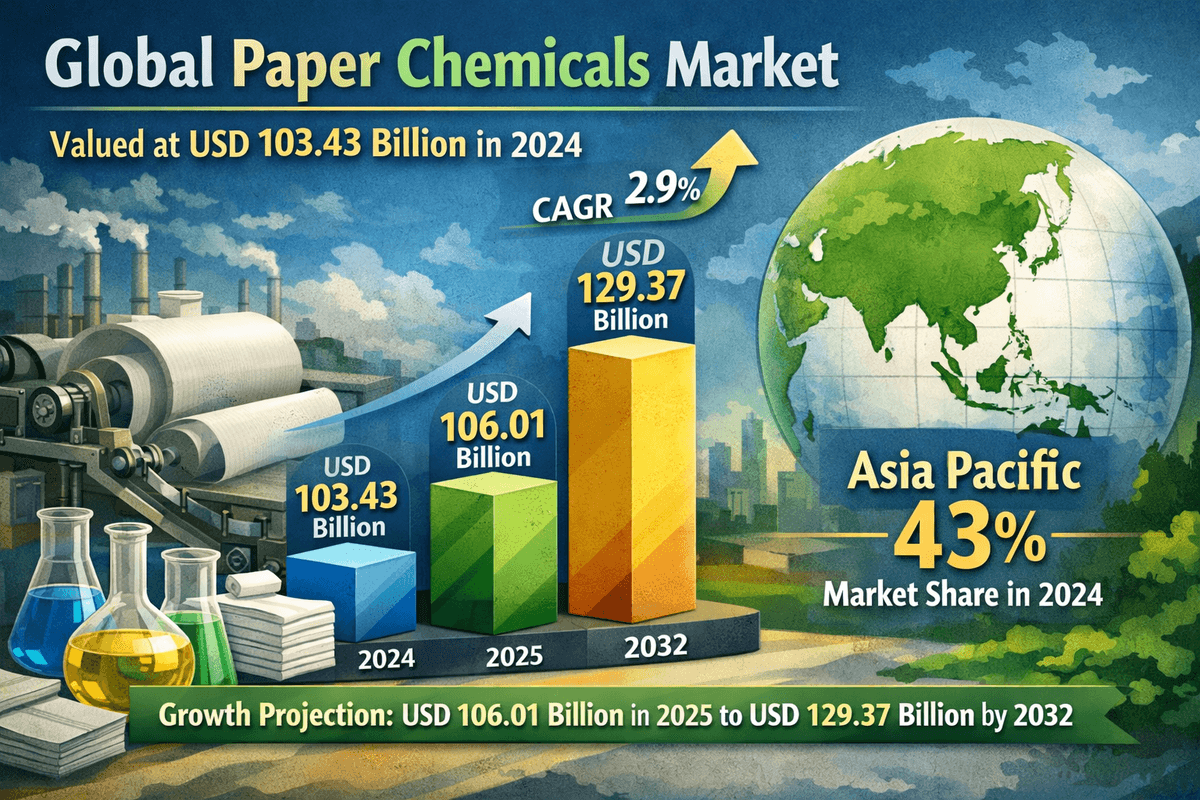 製紙用化学薬品市場