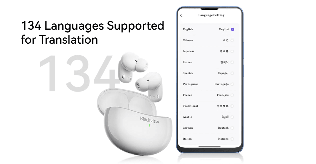 Blackview Airbuds 30 – With AI translation