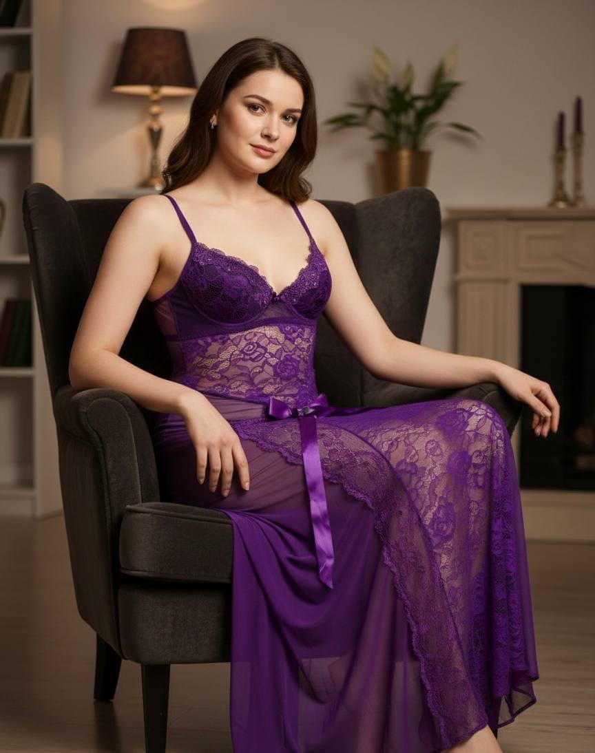 Nuisette Femme Transparente