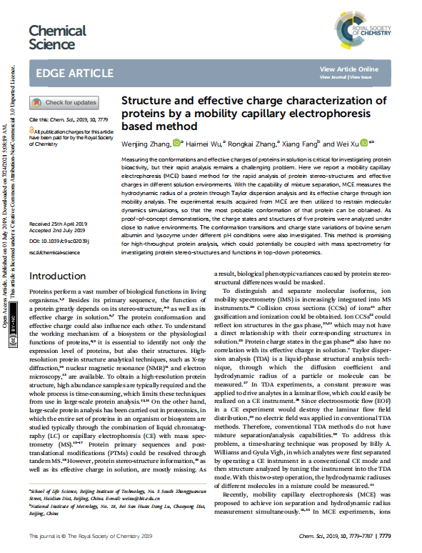 Chemical Science - SBS Genetech