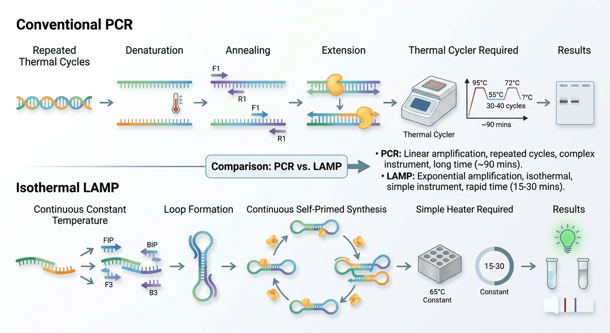 Comparison: PCR vs. LAMP - SBS Genetech