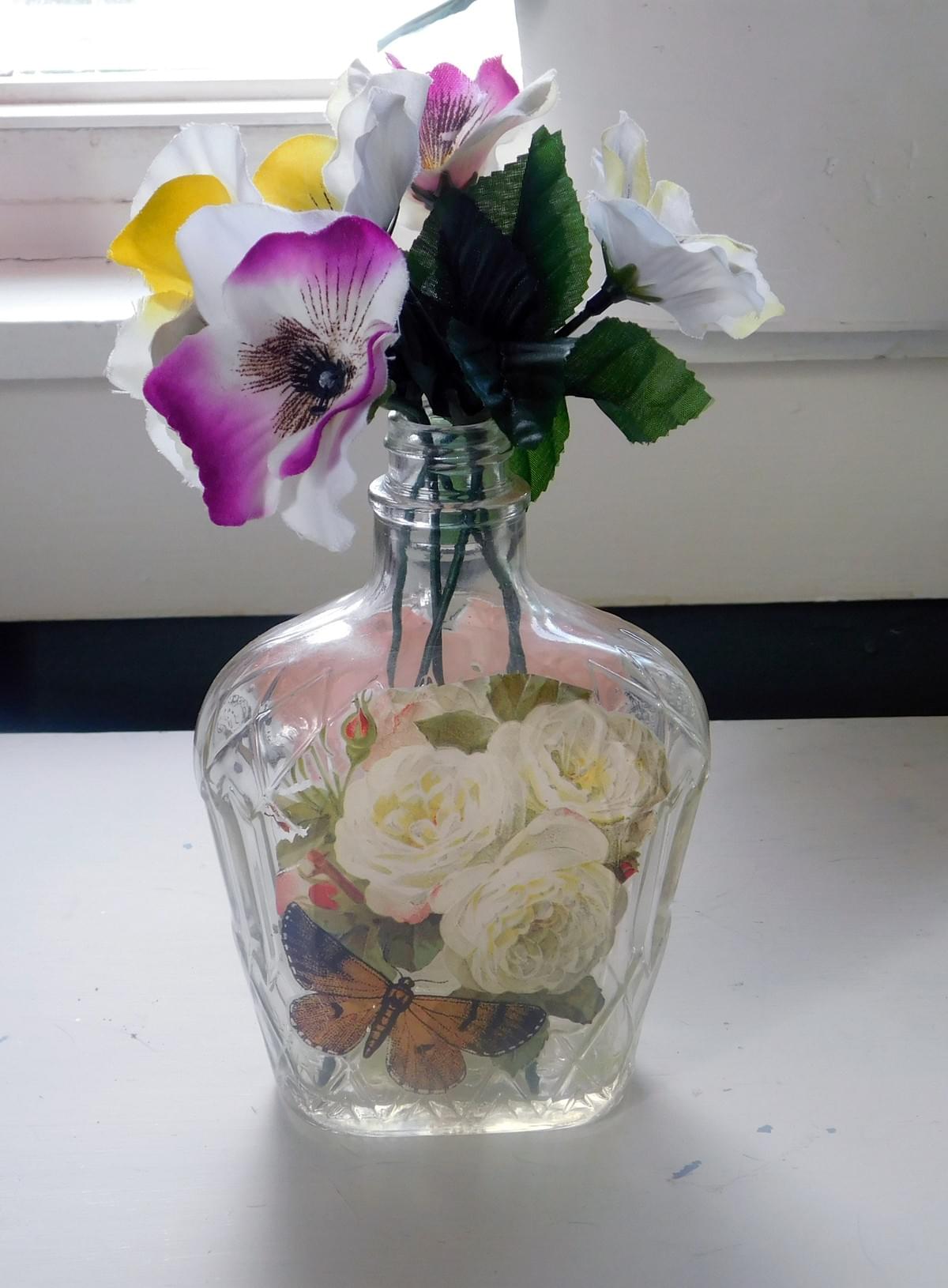 Glass Bottle Vase