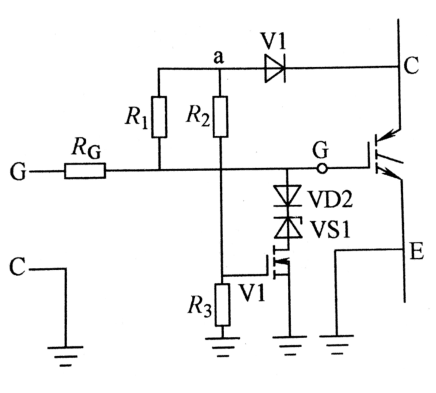 IGBT drive circuit with FCLC