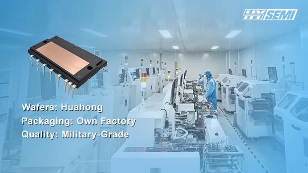 SHYSEMI's integrated semiconductor solution: From wafer fabrication to advanced IPM packaging.