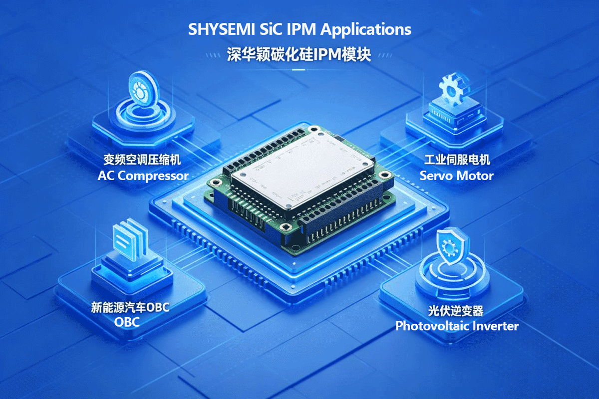 Four core application areas for SHYSEMI SiC IPMs