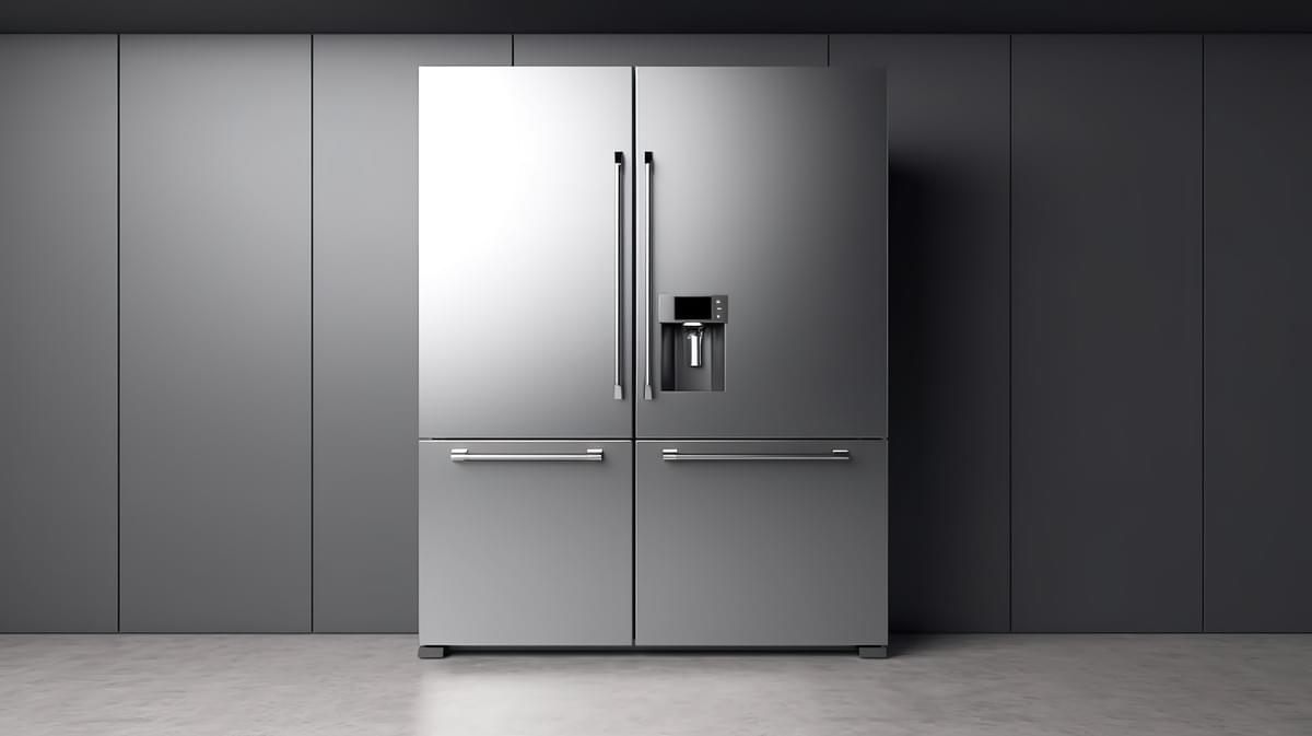 Double-door inverter refrigerator