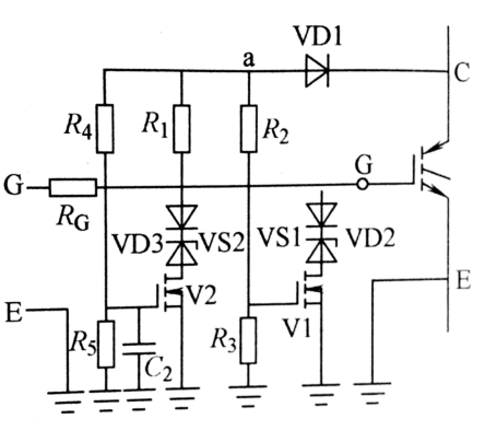 IGBT drive circuit with a second-order derived FCLC