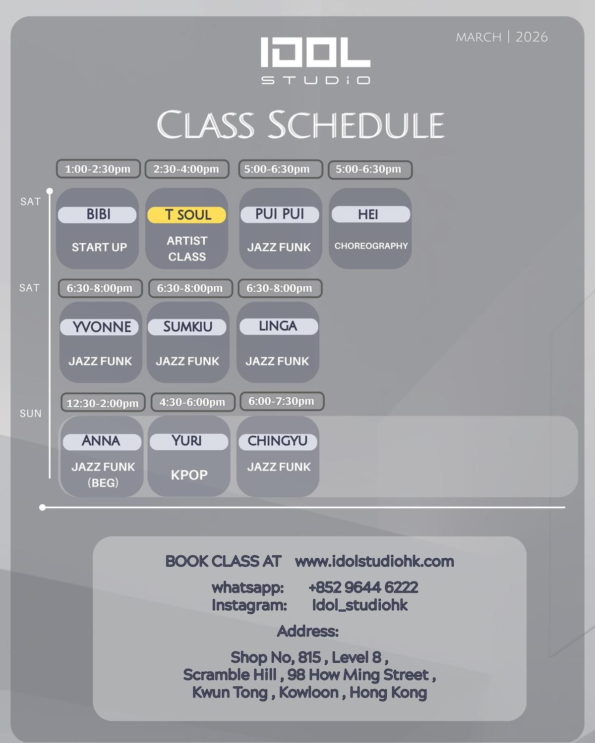 Become a member of us, let us together pursue your stage dream, obtain professional guidance and unlimited support. In IDOL STUDIO cultivate your dance talent Combining Hong Kong's local characteristics, and emphasizing the dual core of "dance teaching" and "idol cultivation", helps you stand out in competition.
IDOL STUDIO — Hong Kong's stage starting point, from dance steps to starlight.
We are not just a dance classroom, but also an incubation base for nurturing future stage stars. Located in Hong Kong, IDOL STUDIO focuses on transforming dance passion into professional strength, providing a comprehensive "idol cultivation system" for students aspiring to step into the spotlight. From basic dance steps to stage charisma, we accompany you every step of the way, allowing your idol dream to take root and bloom here. Become a member of us, let us together pursue your stage dream, obtain professional guidance and unlimited support. In IDOL STUDIO cultivate your dance talent Combining Hong Kong's local characteristics, and emphasizing the dual core of "dance teaching" and "idol cultivation", helps you stand out in competition.
IDOL STUDIO — Hong Kong's stage starting point, from dance steps to starlight.
We are not just a dance classroom, but also an incubation base for nurturing future stage stars. Located in Hong Kong, IDOL STUDIO focuses on transforming dance passion into professional strength, providing a comprehensive "idol cultivation system" for students aspiring to step into the spotlight. From basic dance steps to stage charisma, we accompany you every step of the way, allowing your idol dream to take root and bloom here.