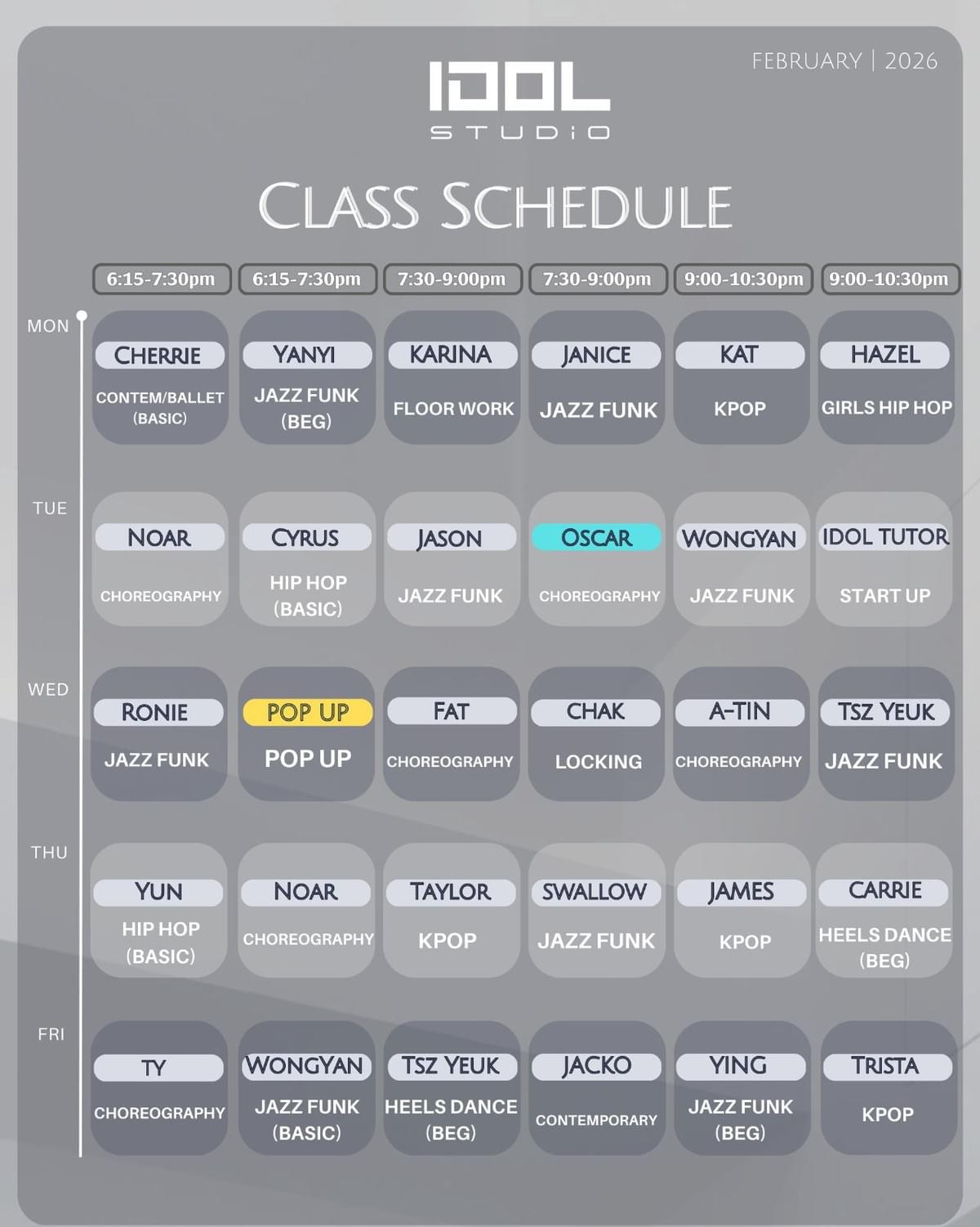 Become a member of us, let us together pursue your stage dream, obtain professional guidance and unlimited support. In IDOL STUDIO cultivate your dance talent Combining Hong Kong's local characteristics, and emphasizing the dual core of "dance teaching" and "idol cultivation", helps you stand out in competition.IDOL STUDIO — Hong Kong's stage starting point, from dance steps to starlight.We are not just a dance classroom, but also an incubation base for nurturing future stage stars. Located in Hong Kong, IDOL STUDIO focuses on transforming dance passion into professional strength, providing a comprehensive "idol cultivation system" for students aspiring to step into the spotlight. From basic dance steps to stage charisma, we accompany you every step of the way, allowing your idol dream to take root and bloom here. Become a member of us, let us together pursue your stage dream, obtain professional guidance and unlimited support. In IDOL STUDIO cultivate your dance talent Combining Hong Kong's local characteristics, and emphasizing the dual core of "dance teaching" and "idol cultivation", helps you stand out in competition.IDOL STUDIO — Hong Kong's stage starting point, from dance steps to starlight.We are not just a dance classroom, but also an incubation base for nurturing future stage stars. Located in Hong Kong, IDOL STUDIO focuses on transforming dance passion into professional strength, providing a comprehensive "idol cultivation system" for students aspiring to step into the spotlight. From basic dance steps to stage charisma, we accompany you every step of the way, allowing your idol dream to take root and bloom here.