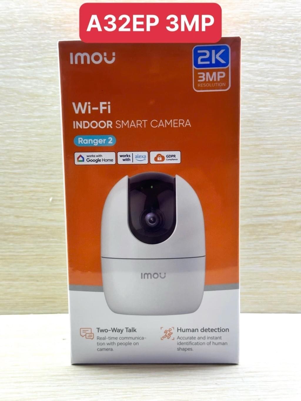 Camera Imou RANGER 2 A32EP 3MP A52P 5MP xoay 360 độ đàm thoại 2 chiều chính hãng