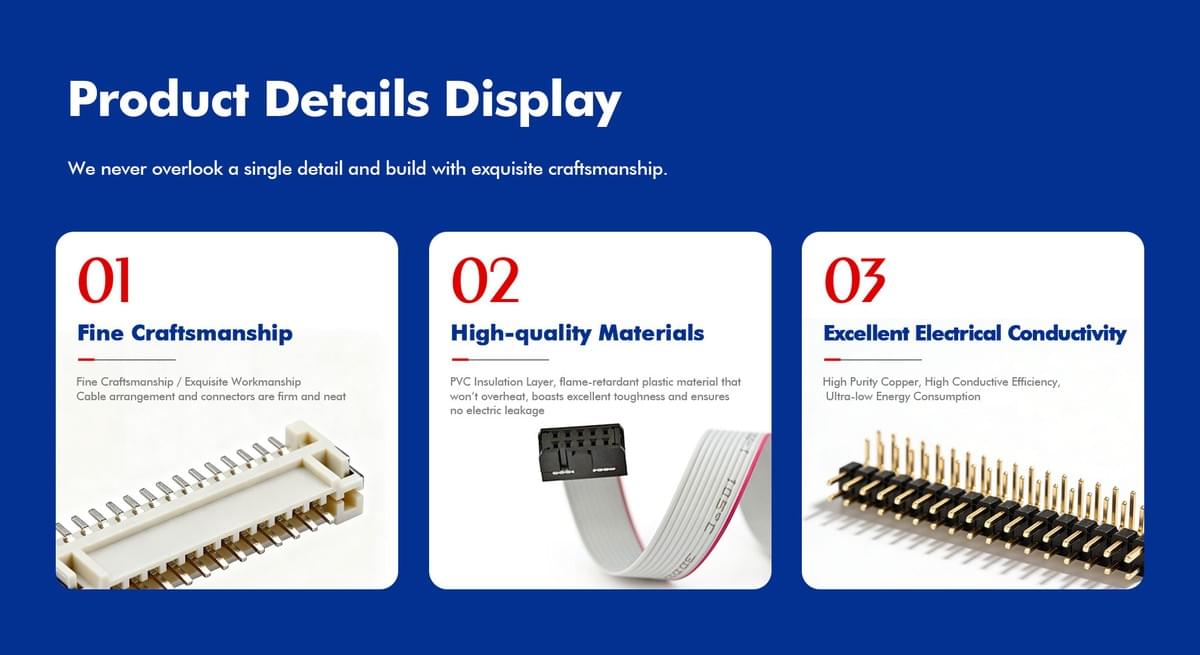 Double-Row Pin Header 2.54PH-1X10P 90° | Empty Pins 6-8 | PCB Electronic Com