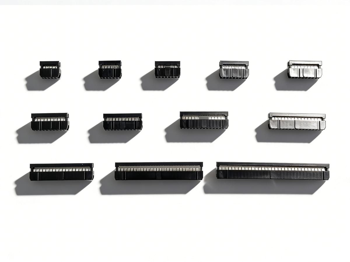 IDC Connector, 2.54IDC-12P, Three-piece Type, High Tensile Strength, PCB Circuit Board