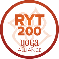 RYT 200 Yoga Alliance badge