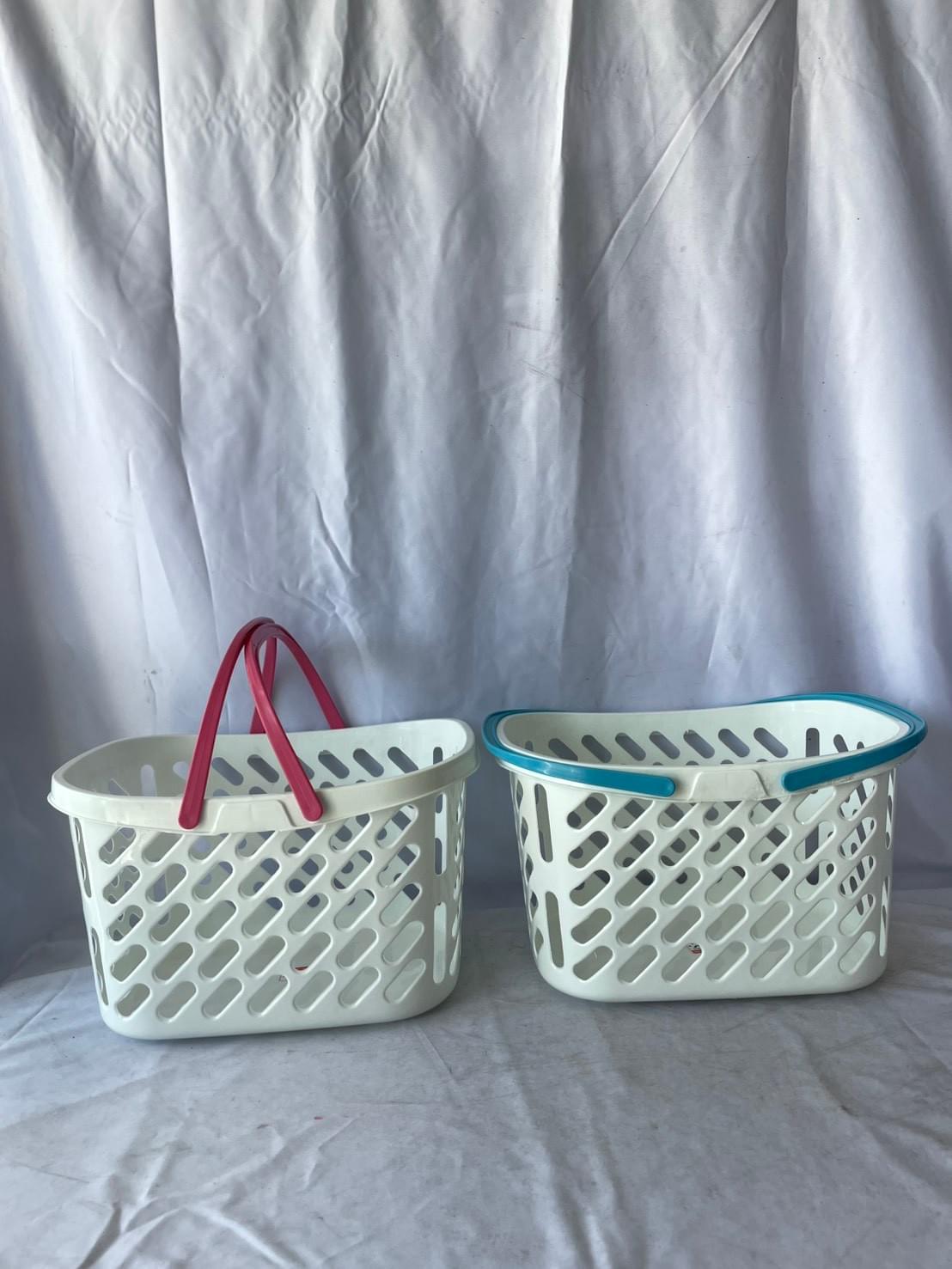 ตะกร้าโมเดิร์น คละสี_4ไหล/มัด