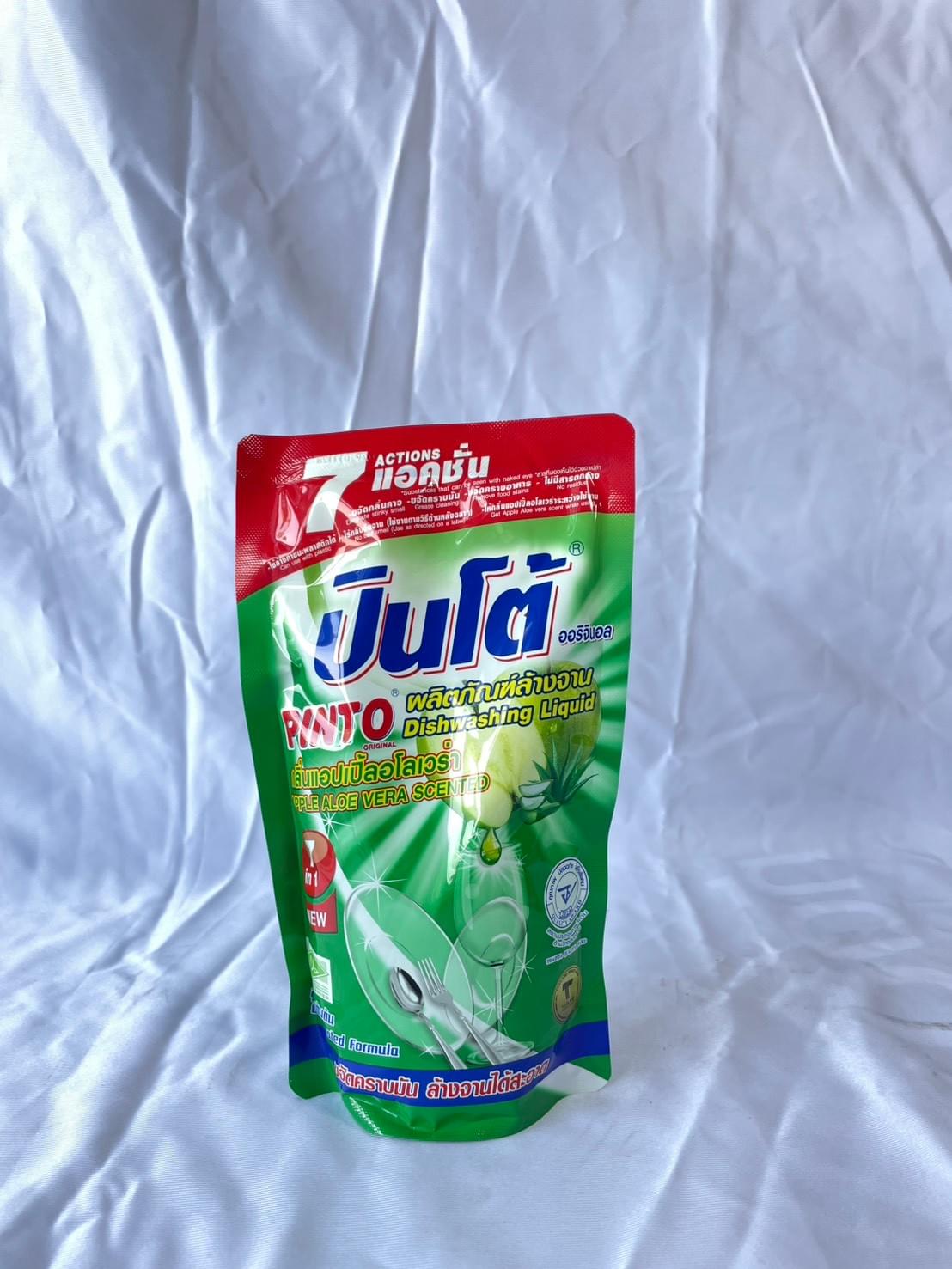 น้ำยาล้างจานปินโต้ 400ml แอปเปิ้ลอโวคาโด้(ถุง) 1071216