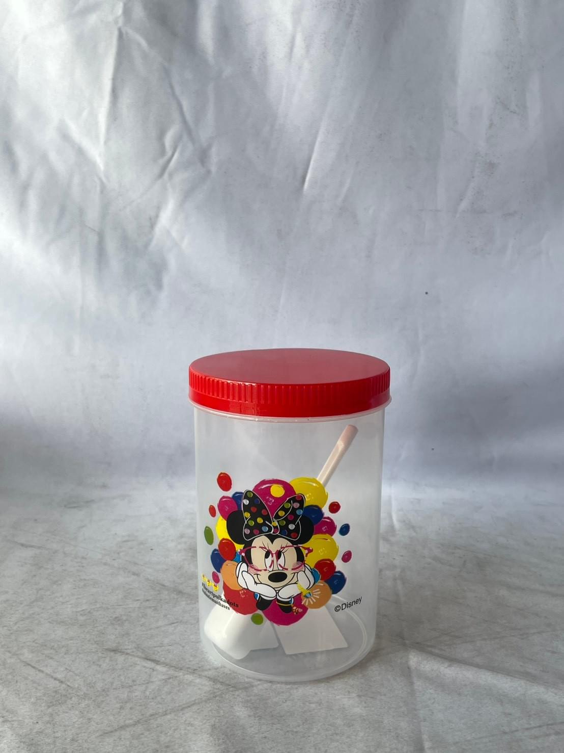 60025-7 โหลกลมสติ๊กเกอร์ คละลาย Mickey 11*11*16cm. (144)