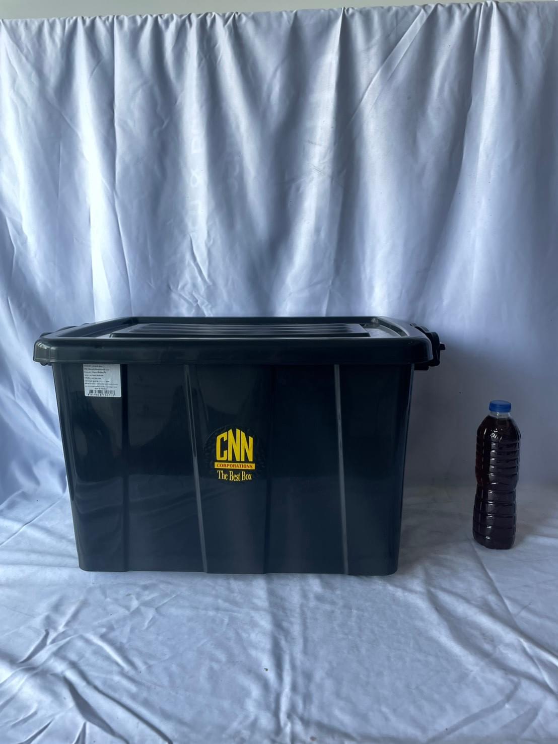 กล่องล้อ 60 ลิตร เกรดB สีดำ No.101 CNN BO60-B-BK01