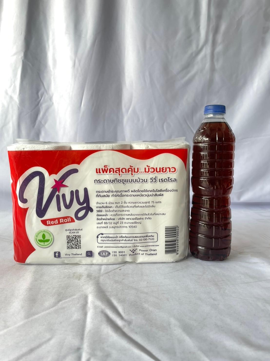 กระดาษทิชชู่วีวี่ แพ็ค 6 ม้วน 1011114