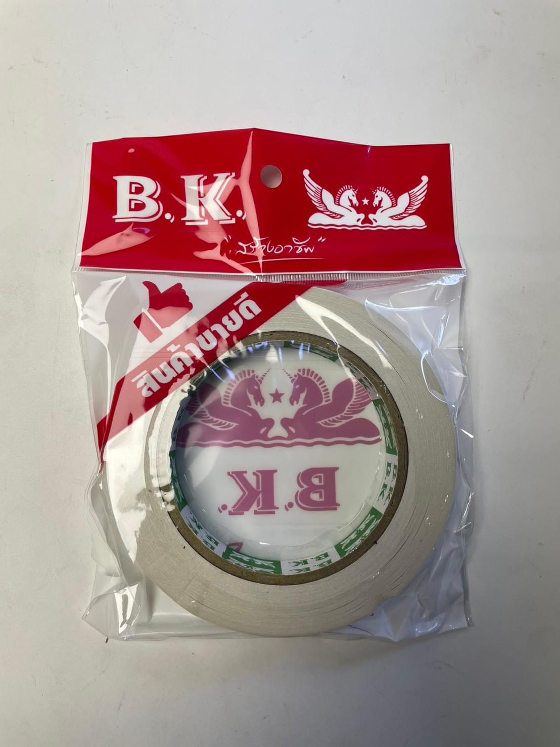 เทปกาว 2 หน้า 18มม. 40หลา ใหญ่พิเศษ XL แพ็คถุงแก้วหัวแดง ตราเรือใบ (240)