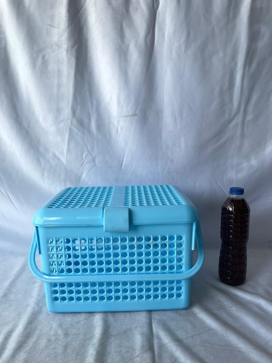 321-2T ตะกร้ารังรวยกลางสีพาสเทล 26*34.5*26cm.