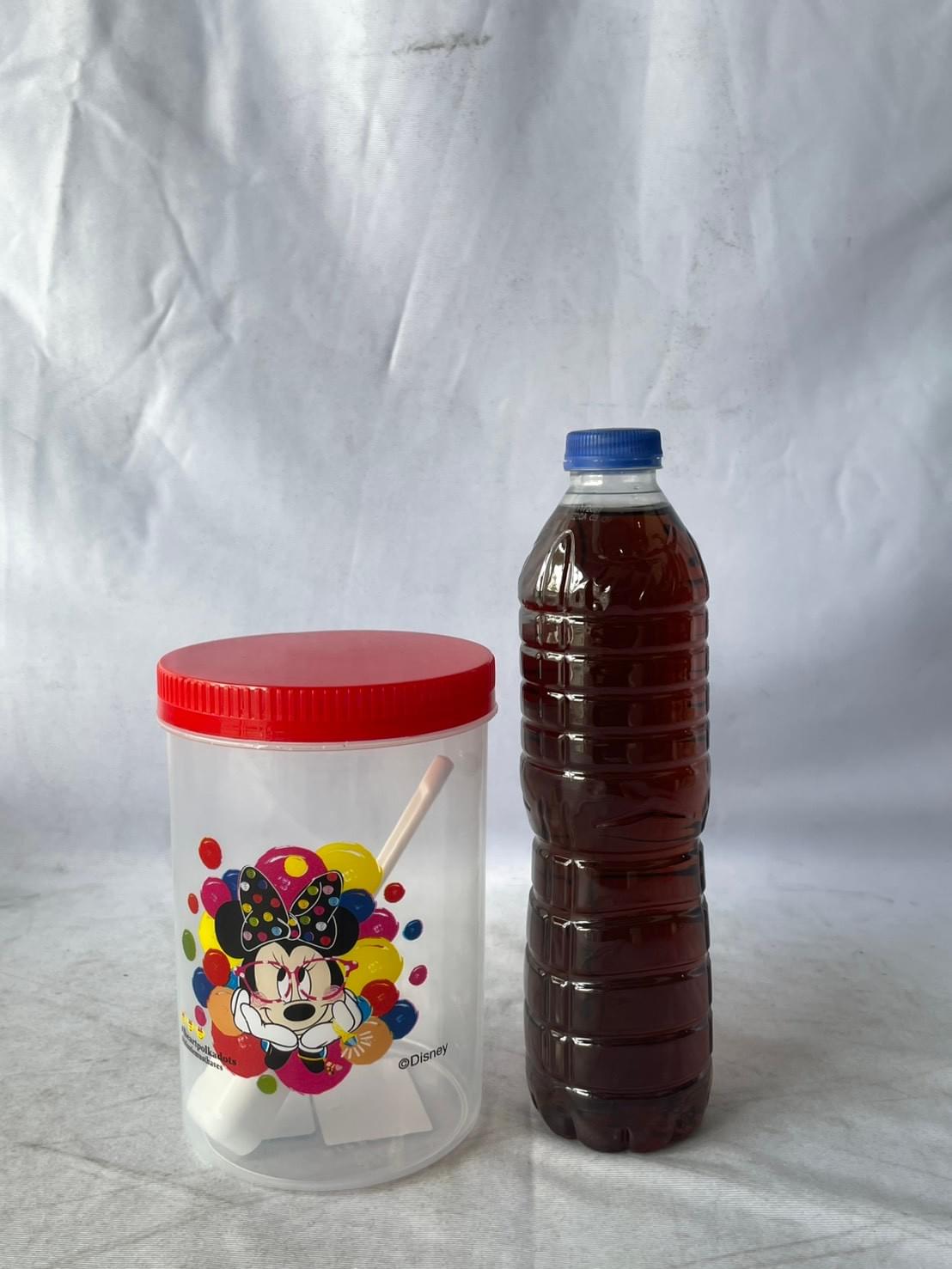 60025-7 โหลกลมสติ๊กเกอร์ คละลาย Mickey 11*11*16cm. (144)