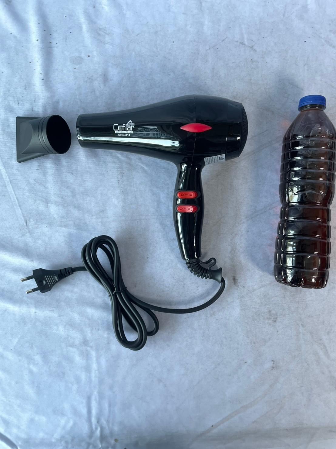 สินค้า,รายละเอียด CHD-011 ไดร์เป่าผม Ceflar สีดำ 1000w.