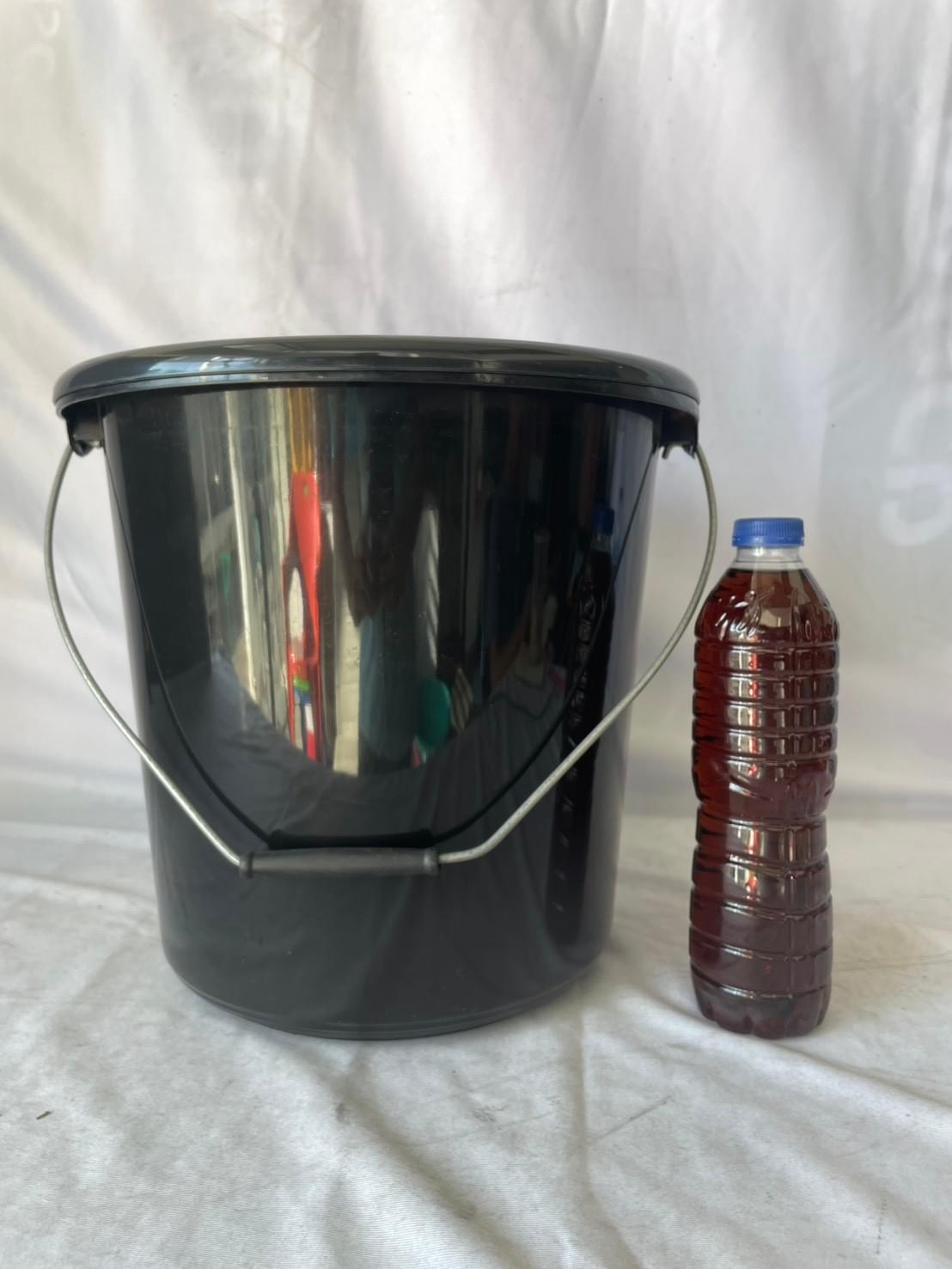 NO.SM-060 ถังน้ำ 16 ลิตร สีดำ 30x30 cm. (36)