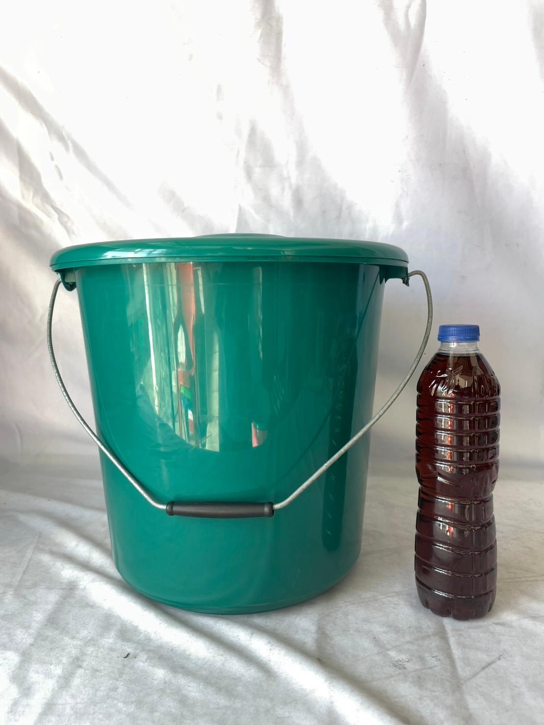 NO.SM-076 ถังน้ำ 16 ลิตร สีเขียว 30X30cm. (36)