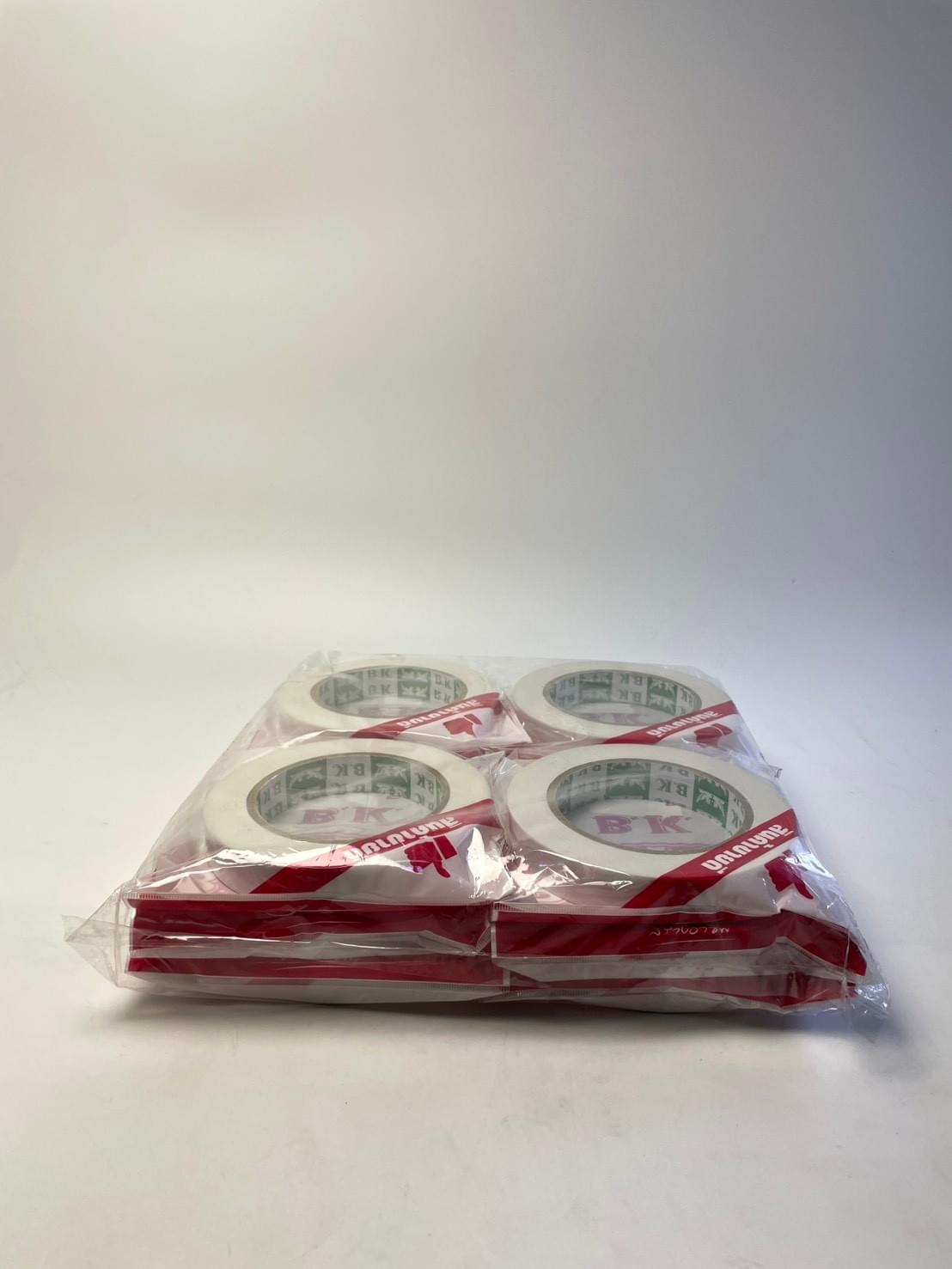 เทปกาว 2 หน้า 18มม. 40หลา ใหญ่พิเศษ XL แพ็คถุงแก้วหัวแดง ตราเรือใบ (240)