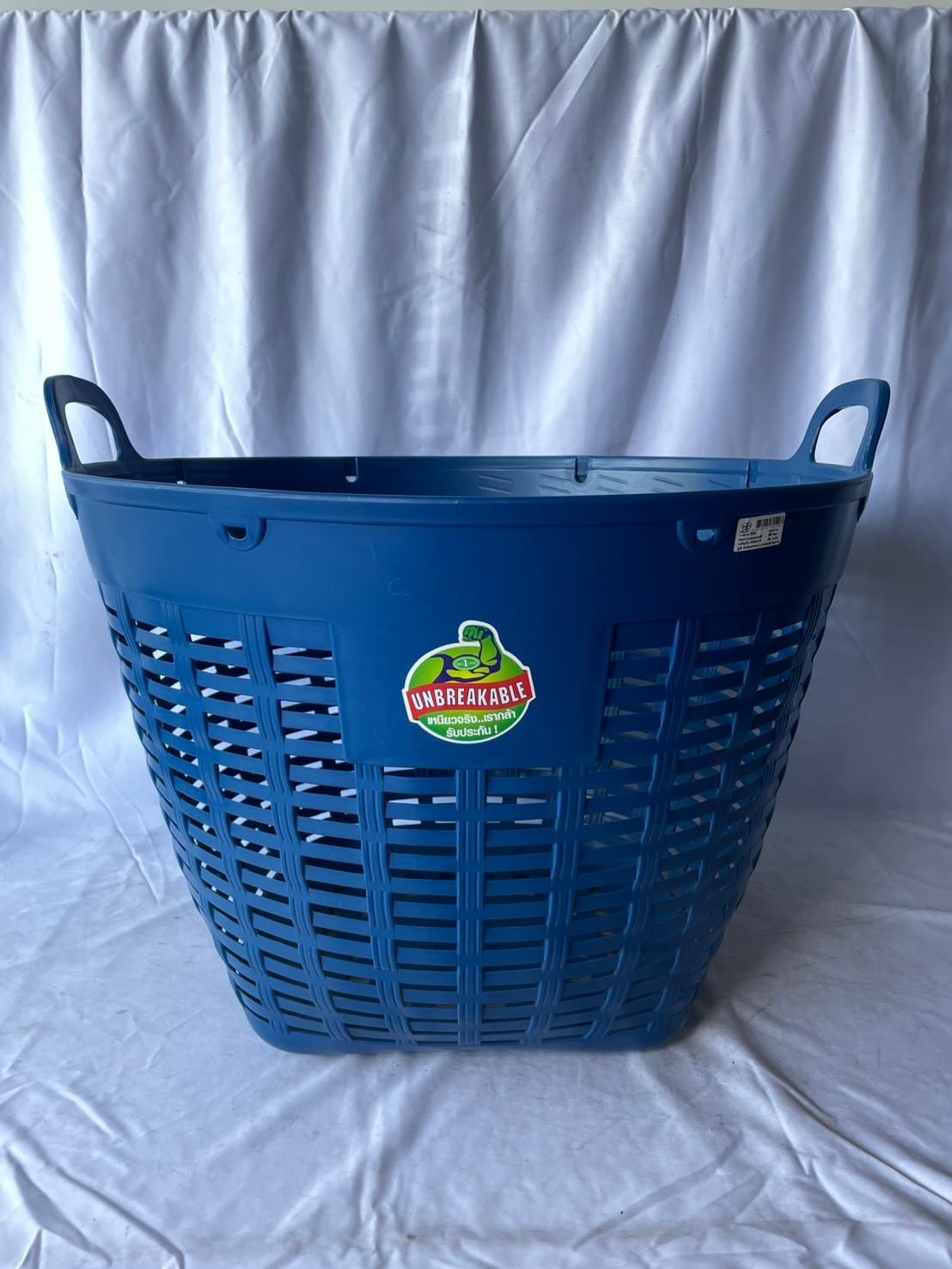 สินค้า,รายละเอียด 701 เข่ง เบอร์1 สีน้ำเงิน 66x66x53,(12)