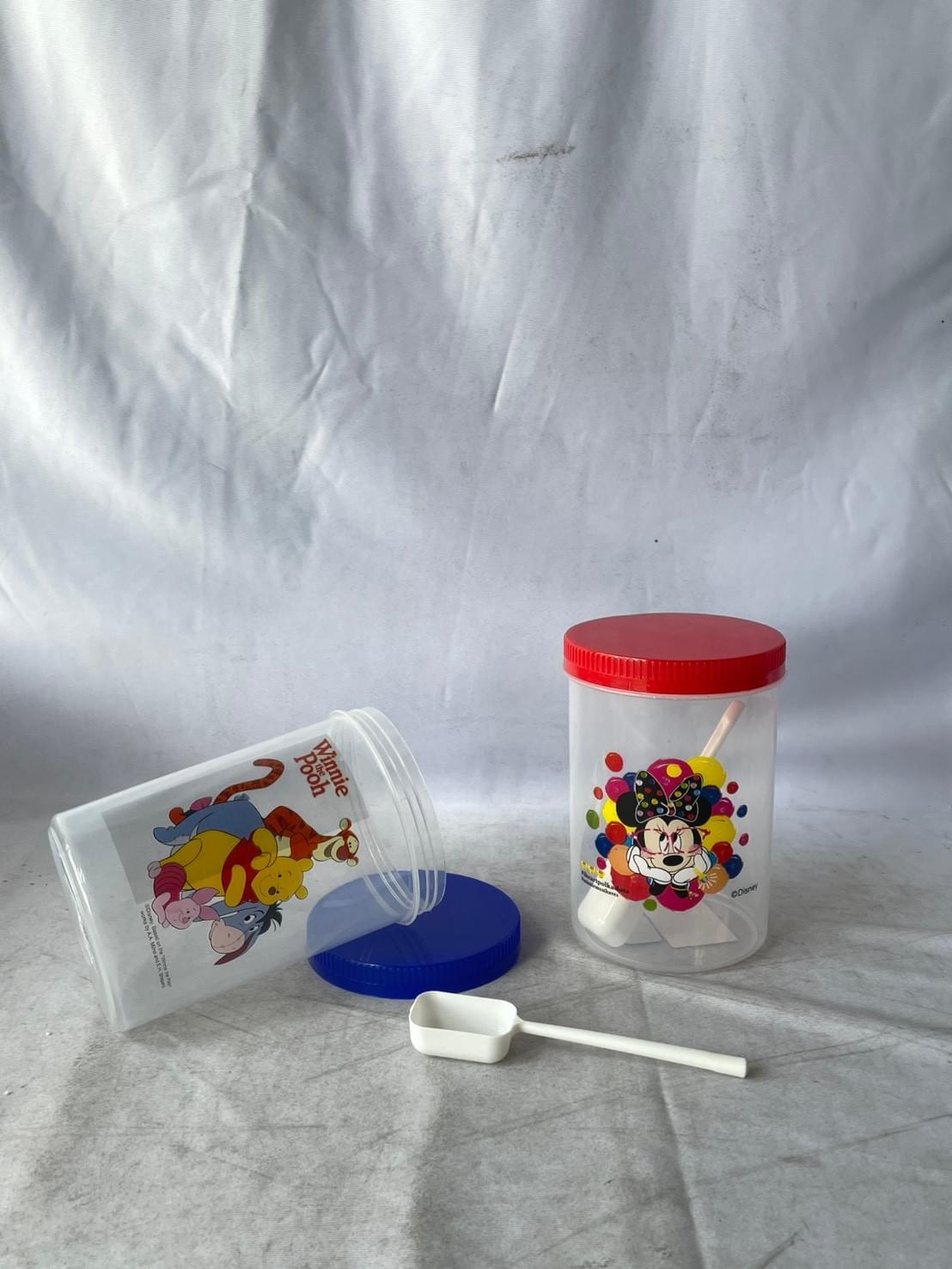 60025-7 โหลกลมสติ๊กเกอร์ คละลาย Mickey 11*11*16cm. (144)