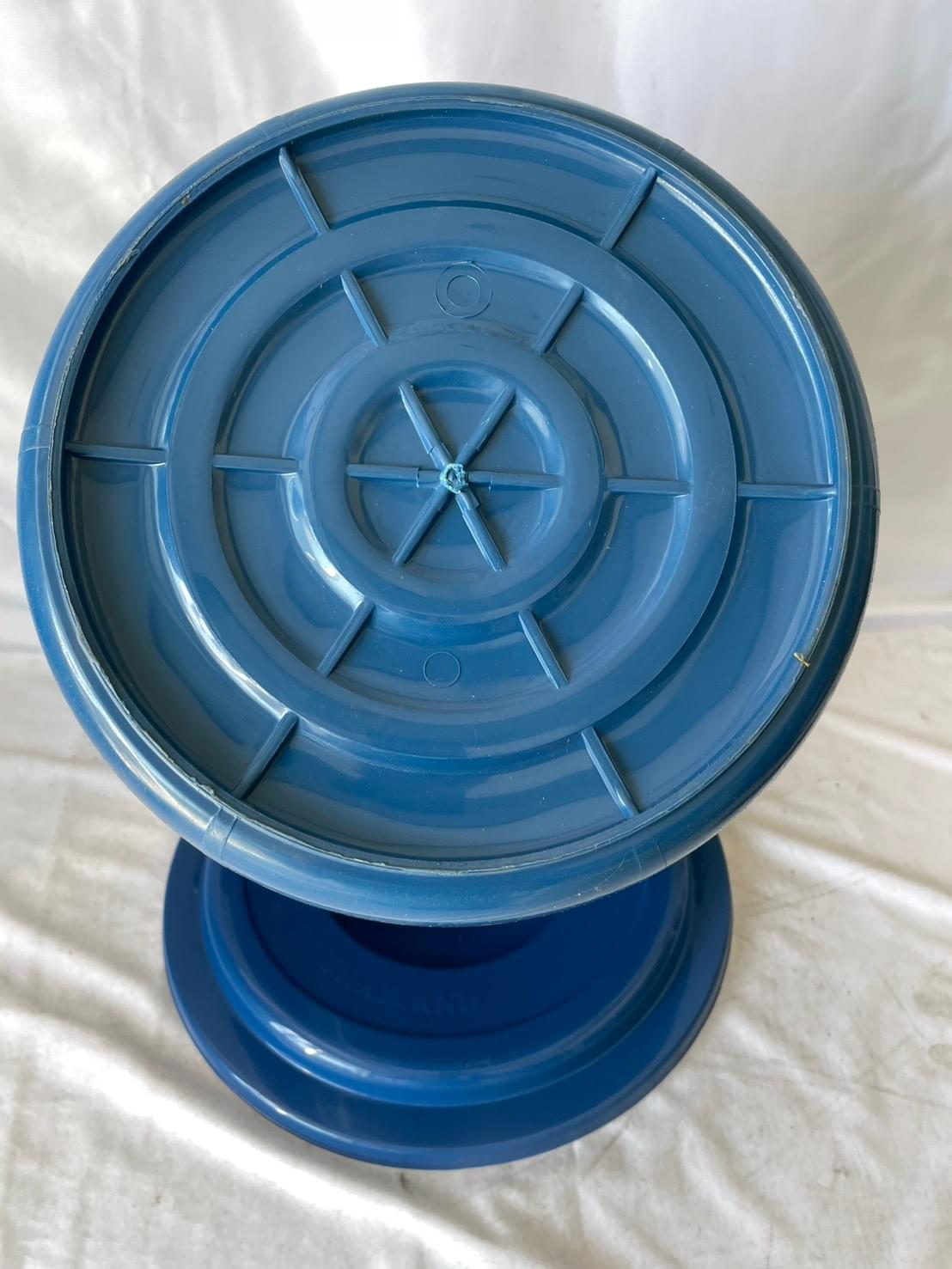 NO.012-1 ถัง 12 แกลลอนพร้อมฝา สีฟ้า ขนาด 40*45 cm.