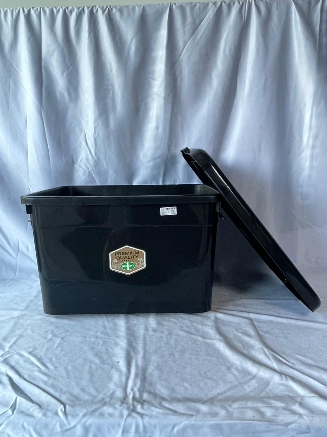 247 กล่องล้อวันเดอร์ฟูล 55ลิตร สีดำ 41*56*35cm. (12)