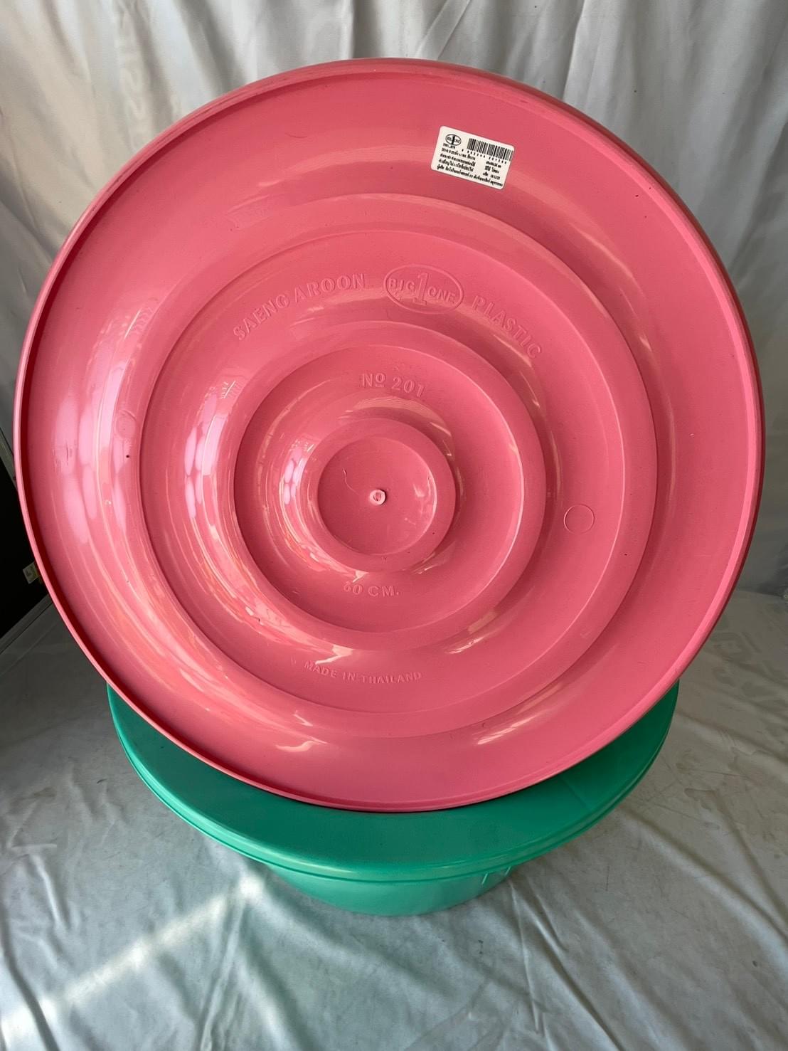 สินค้า,รายละเอียด 201-K กะละมัง 60cm. สีหวาน 60*60*26cm.,(12)