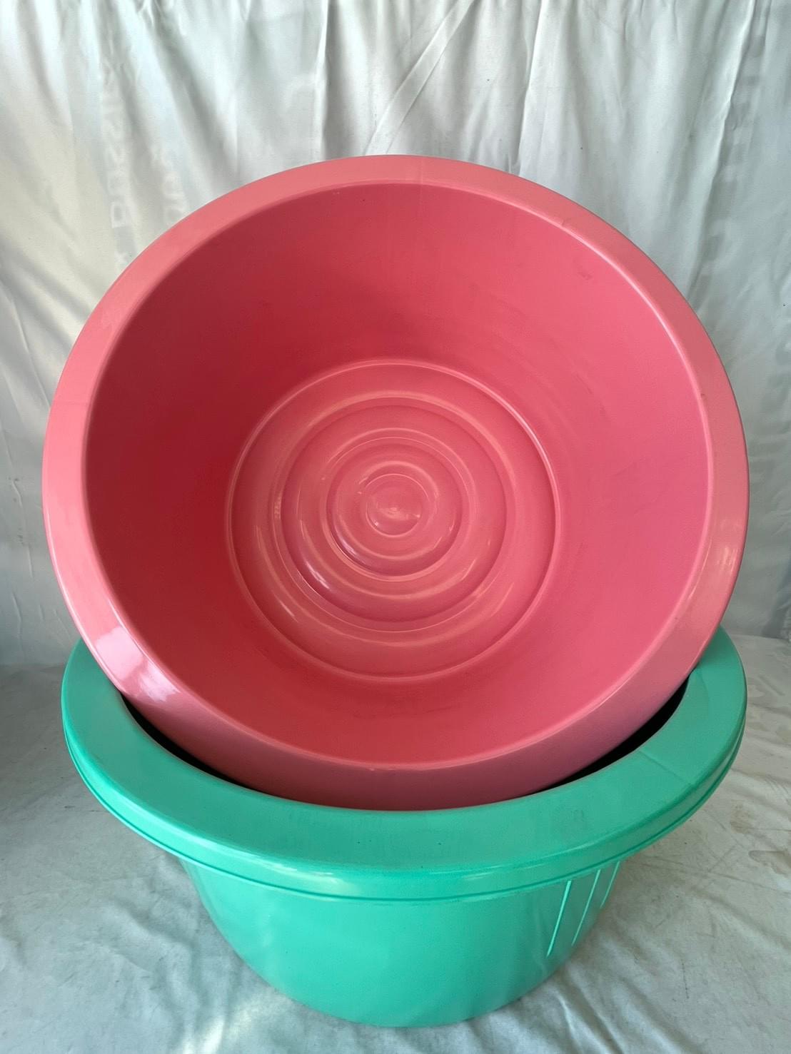 สินค้า,รายละเอียด 201-K กะละมัง 60cm. สีหวาน 60*60*26cm.,(12)