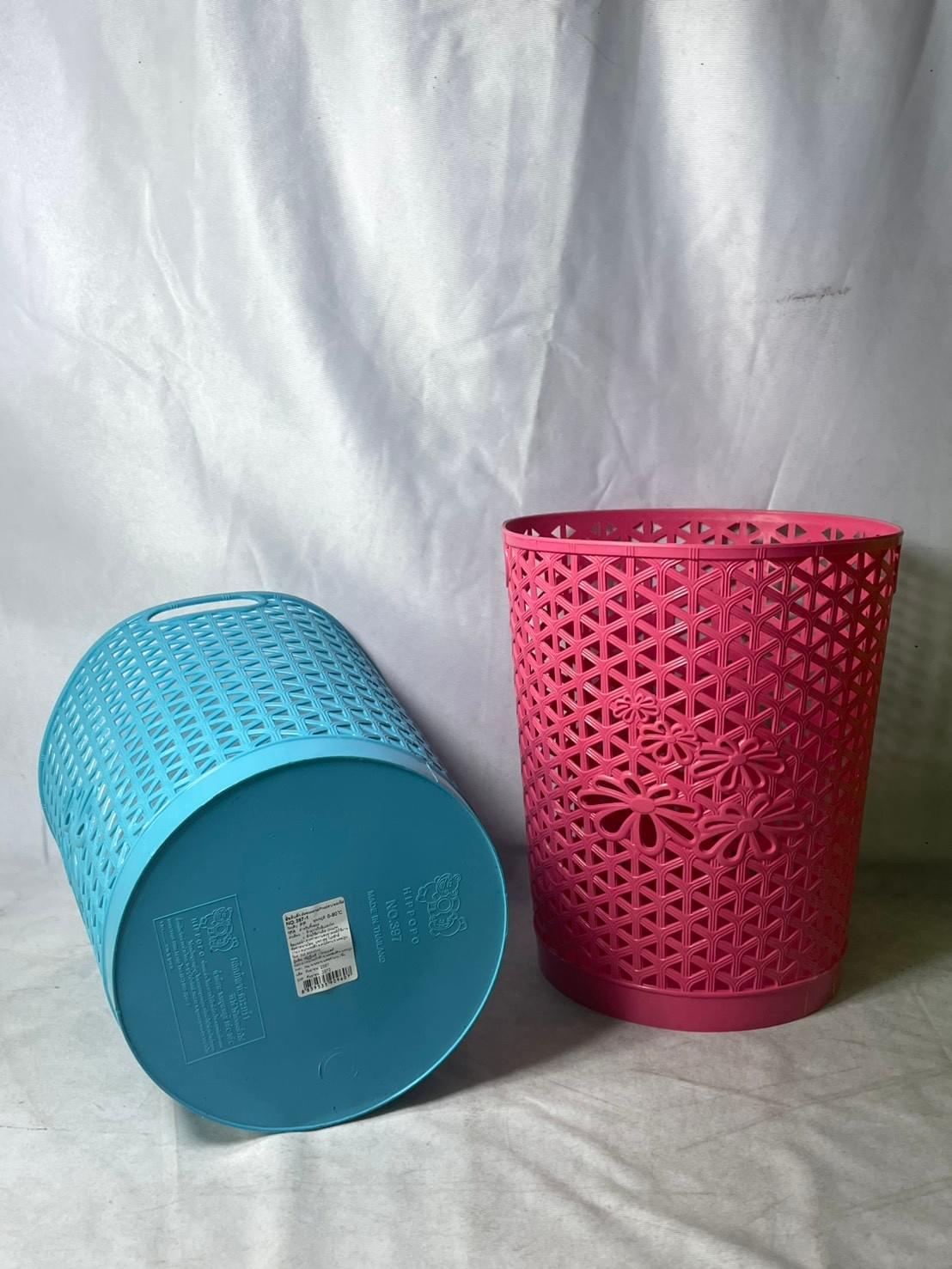 397-1 ถังขยะก้านปลาสีพาสเทล (96)