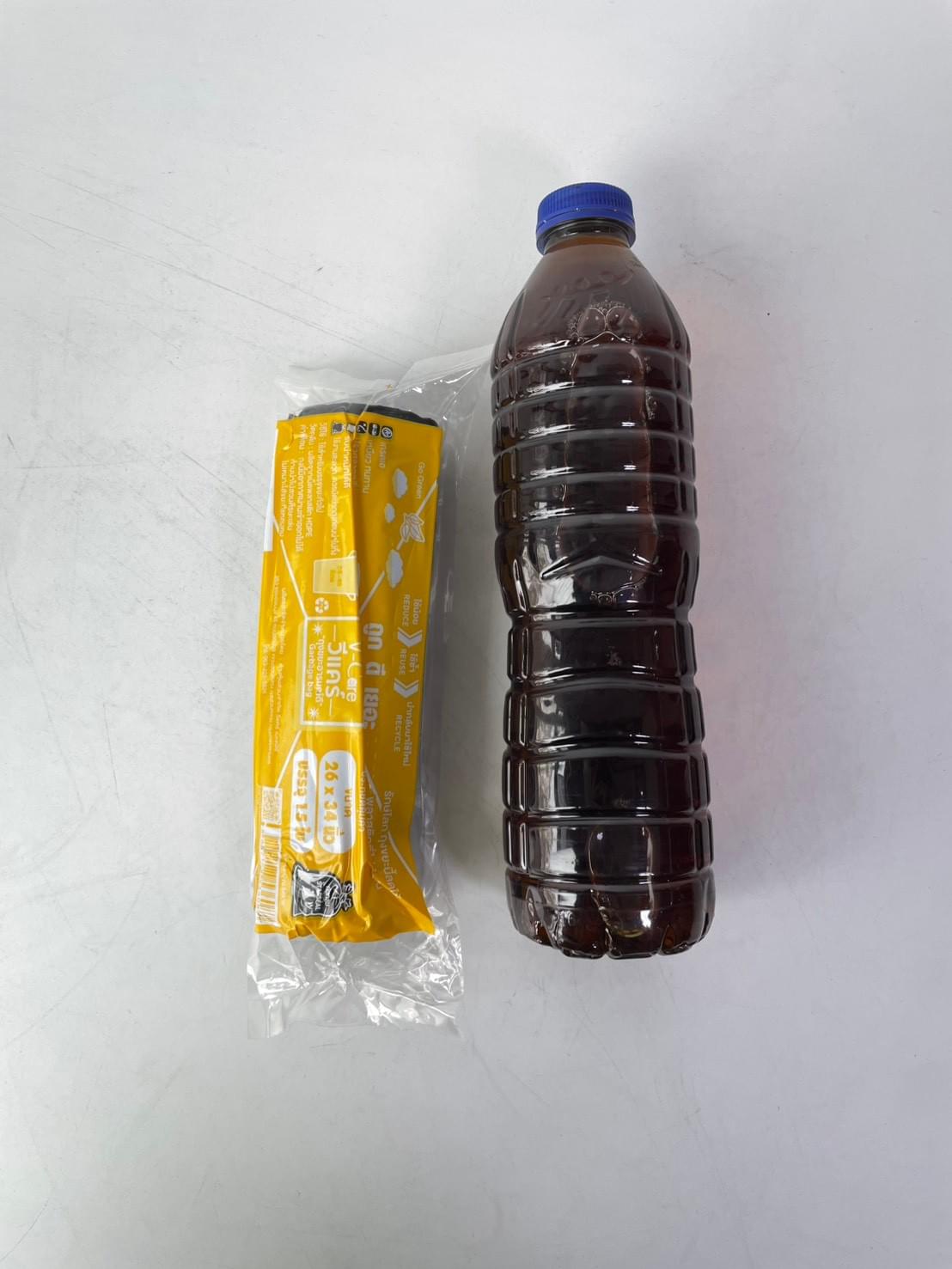 ถุงขยะดำแบบม้วนขนาดL 26*34นิ้วบรรจุ15ใบ