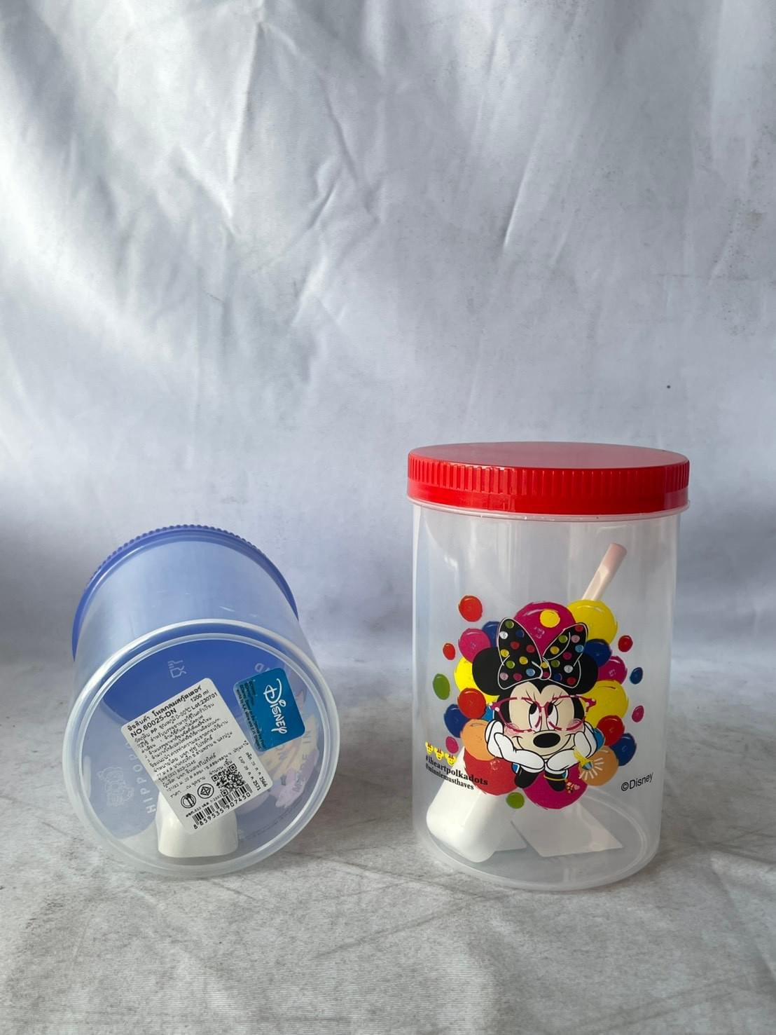 60025-7 โหลกลมสติ๊กเกอร์ คละลาย Mickey 11*11*16cm. (144)