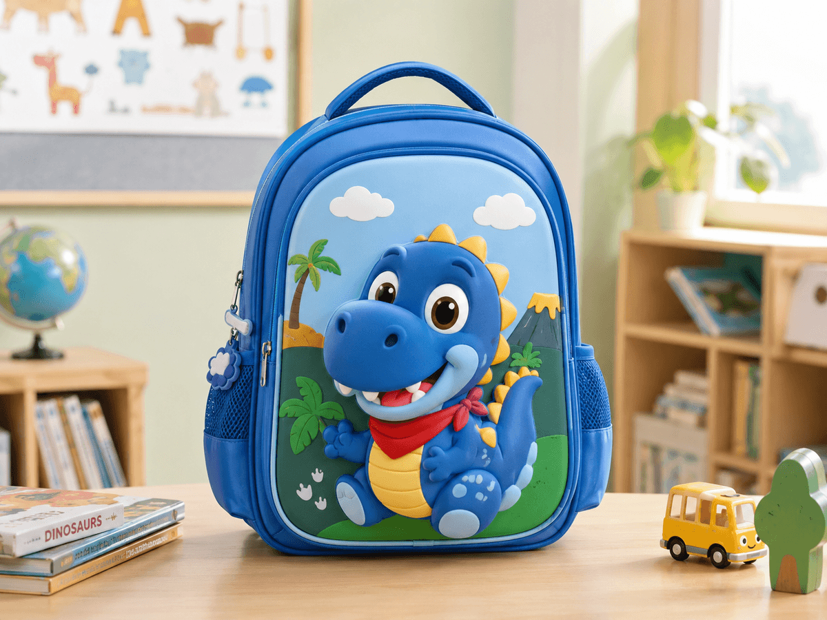 Custom 3D Cartoon Kids School Backpack