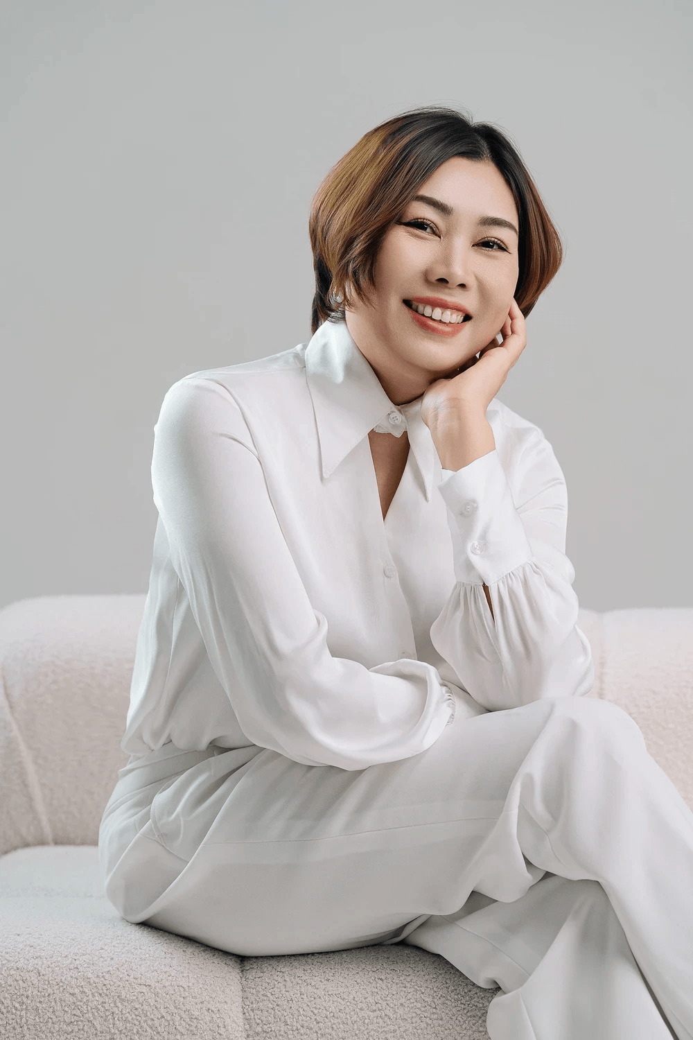 Fiona Ha, the founding-owner of ZoZo Tailors in Hoi An, who trained at Yaly