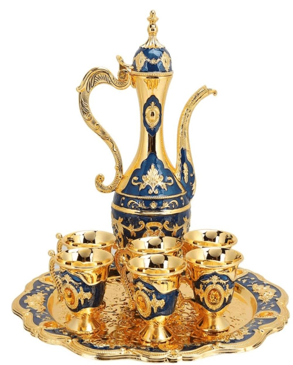 turkish-double-stacked-metal-teapots-supplier